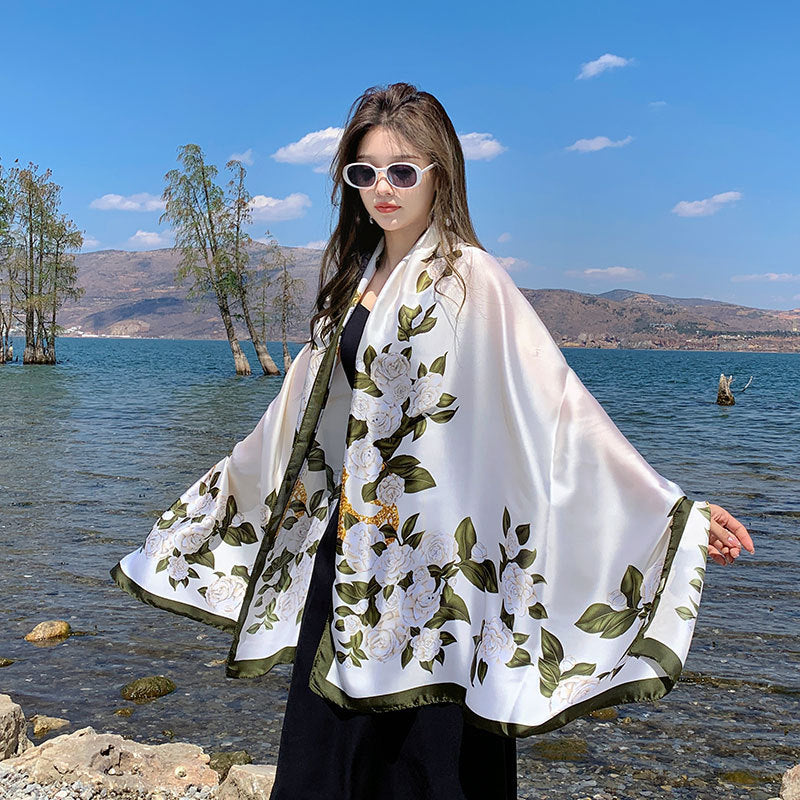 Retro Ethnic Style Beach Towel For Seaside Vacation