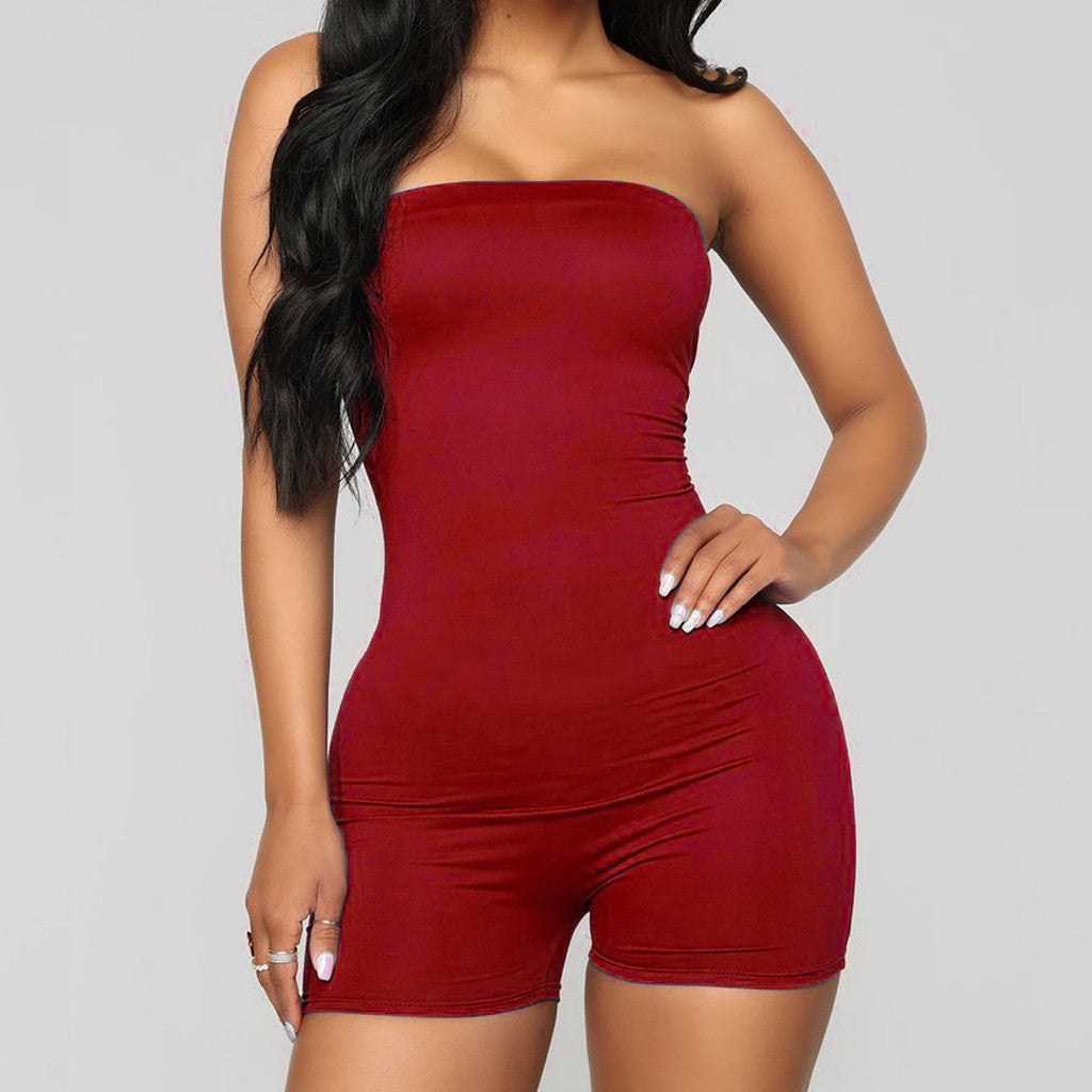 Women's Pullover Sleeveless Jumpsuit Multicolor