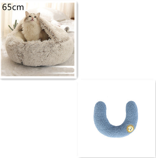 Plush paw winter bed