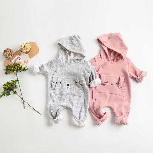 Warm Baby Jumpsuit Autumn And Winter Romper