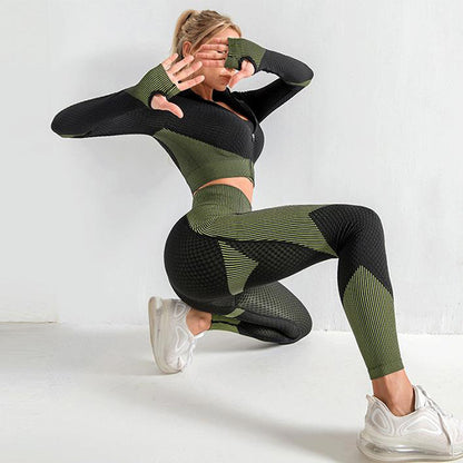 Yoga Seamless Sport Set  3 in 1