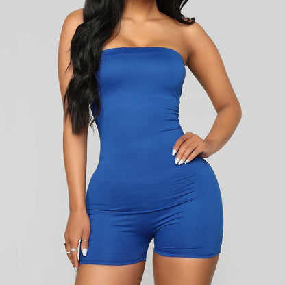 Women's Pullover Sleeveless Jumpsuit Multicolor
