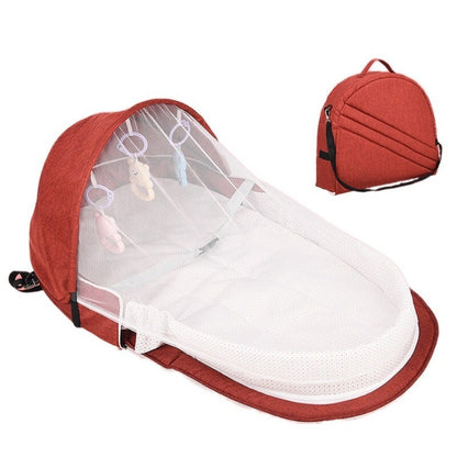 Baby Bed Travel Sun Protection Mosquito Net With Portable Bassinet Baby Foldable Breathable Infant Sleeping Basket