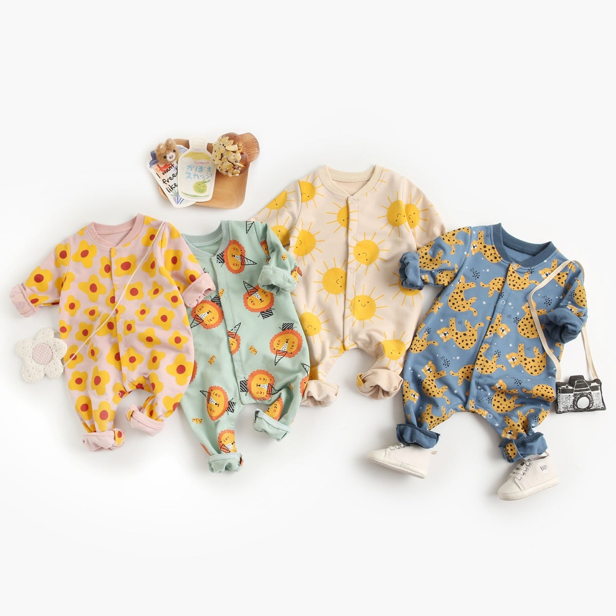 Jumpsuit Baby Clothing Cartoon Long Sleeve Romper