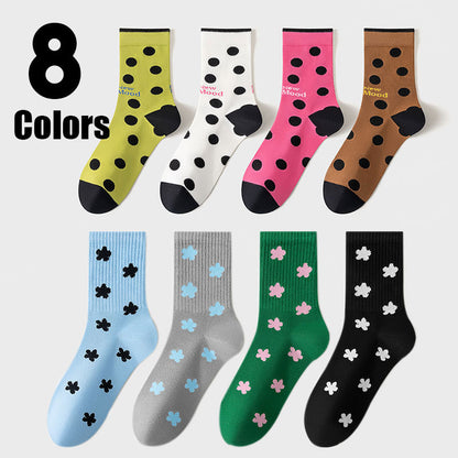 Colorful Crew Socks Women Athletic Odor-resistant, Seamless And Breathable Hiking Running Cushioned Compression Socks