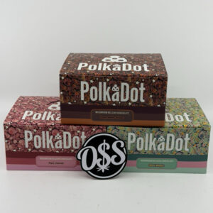 polka dot chocolate bar