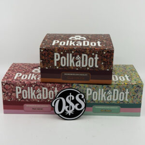 polkadot mushroom chocolate bar