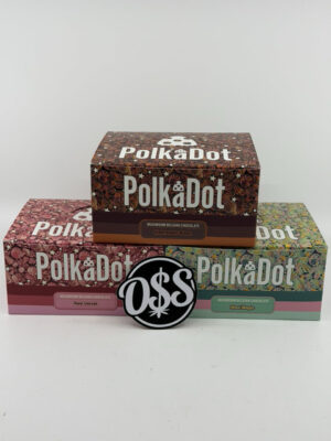 polkadot mushroom chocolate bar