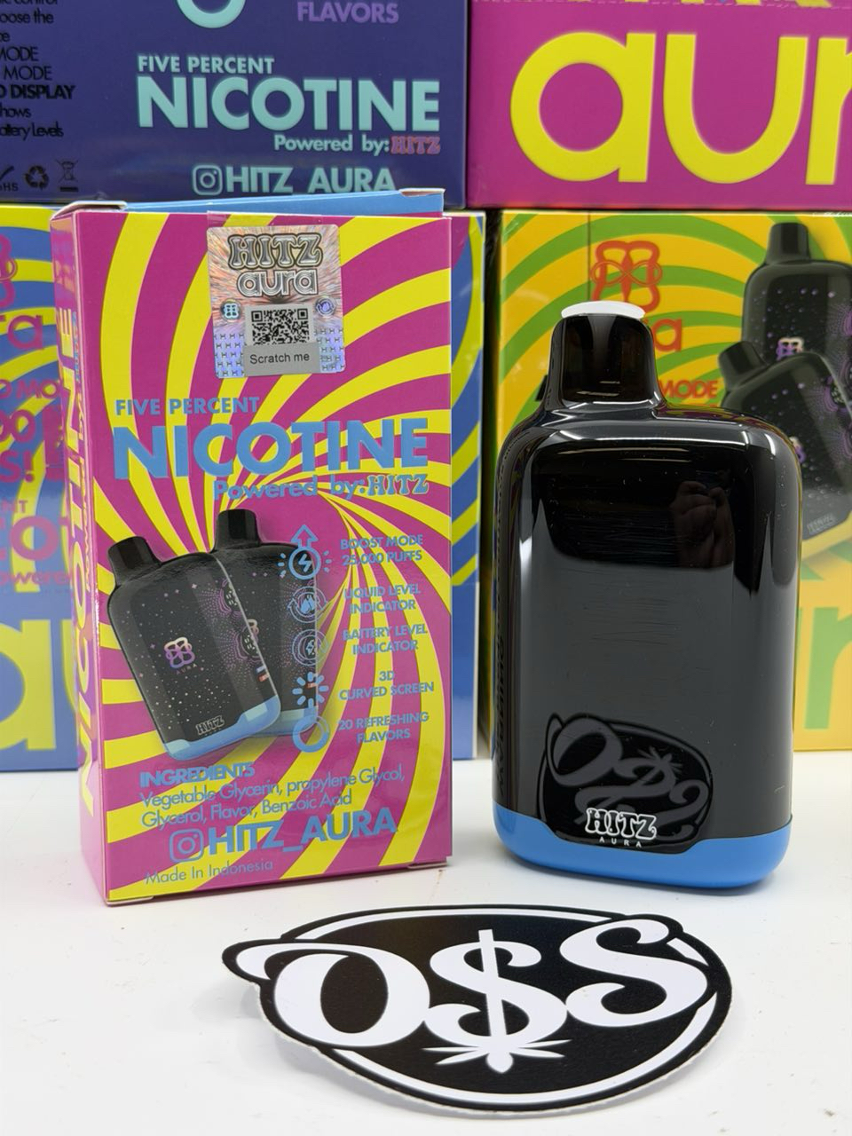 hitz aura nicotine disposable