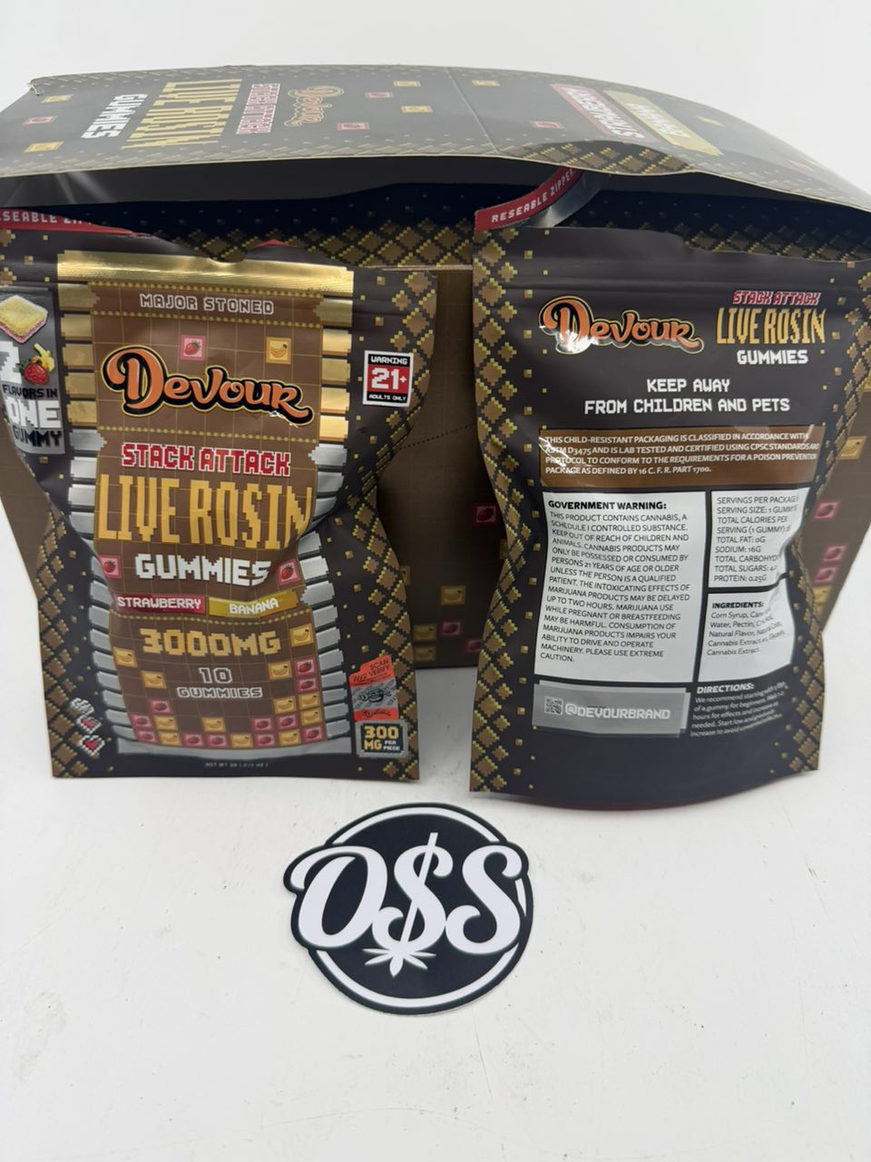 devour stack attack gummies