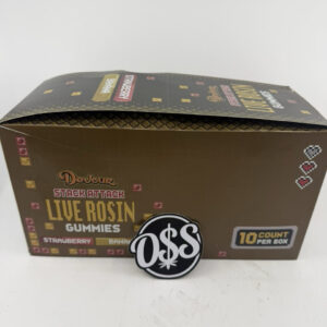 devour stack attack live rosin gummies